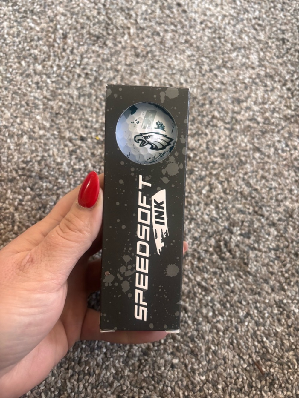 TaylorMade x NFL Branded golfballs Philadelphia Eagles 3 pack